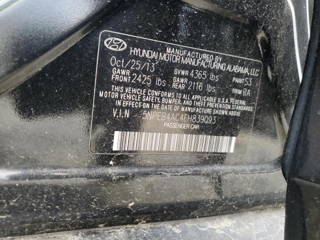 2014 HYUNDAI SONATA GLS - 5NPEB4AC4EH839093