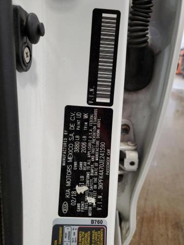 2018 KIA FORTE LX 3KPFK4A70JE241590
