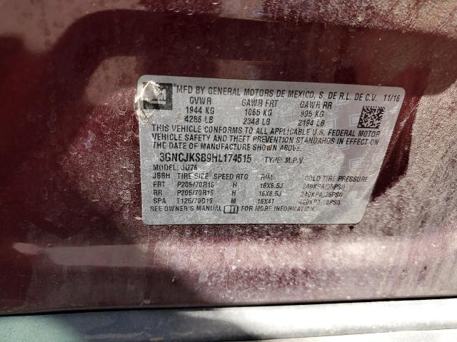 2017 CHEVROLET TRAX LS - 3GNCJKSB9HL174515