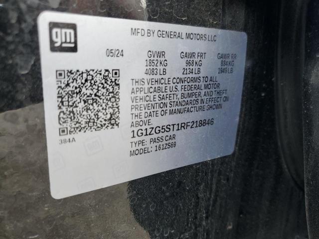 2024 CHEVROLET MALIBU RS 1G1ZG5ST1RF218846