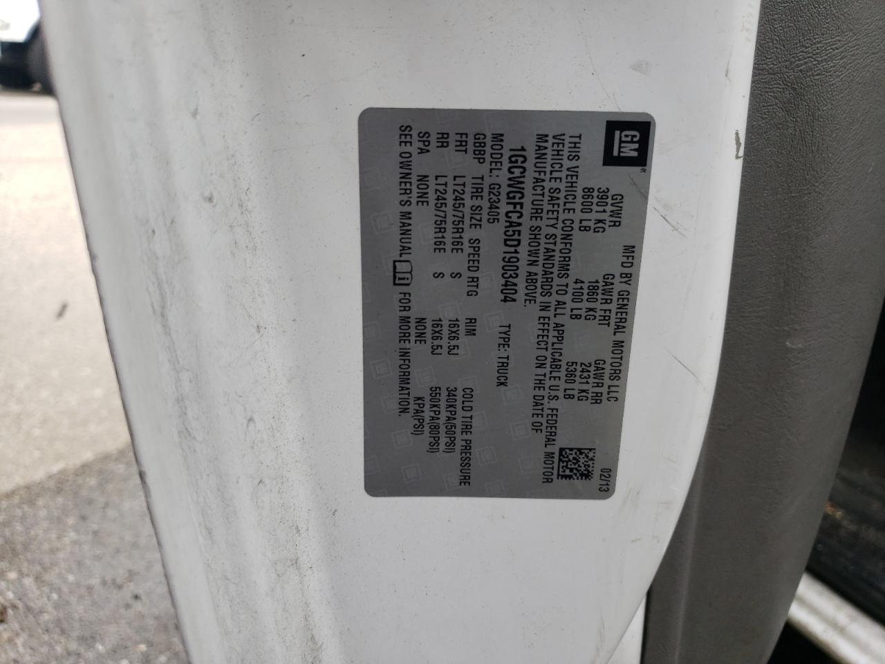 CHEVROLET EXPRESS G2