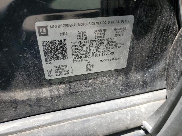 2020 CHEVROLET TRAX LS 3GNCJKSB6LL177140