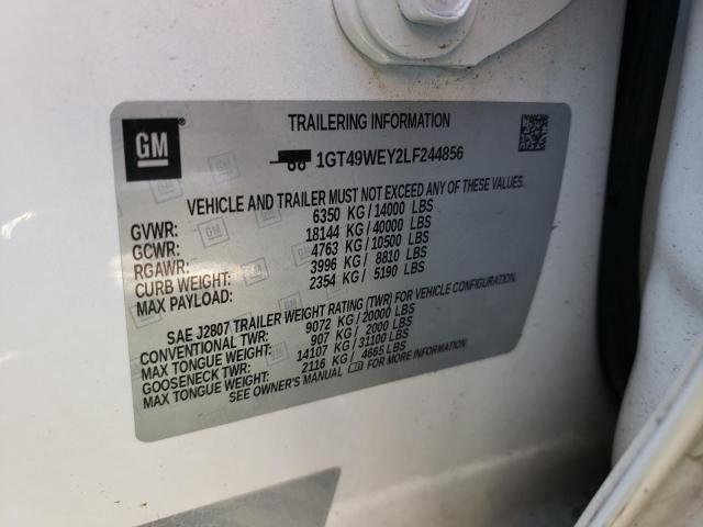 2020 GMC SIERRA K35 1GT49WEY2LF244856