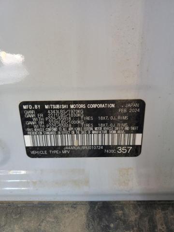 2024 MITSUBISHI OUTLANDER JA4ARUAU9RU010724