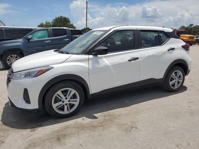 NISSAN KICKS S 2022 white  gas 3N1CP5BV9NL519334 photo #1