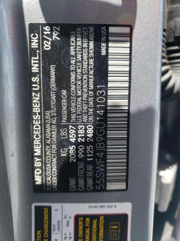 2016 MERCEDES-BENZ C 300 55SWF4JB9GU141031