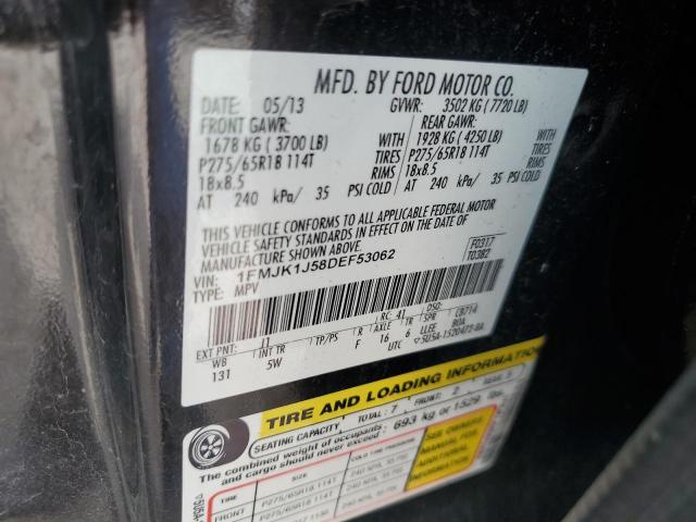 2013 FORD EXPEDITION - 1FMJK1J58DEF53062