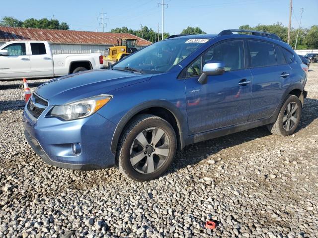 SUBARU XV CROSSTR 2014 blue  hybrid engine JF2GPBKC8EH316401 photo #1