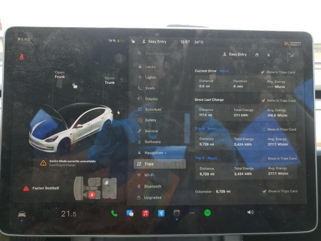 2022 TESLA MODEL 3 5YJ3E1EB8NF179573