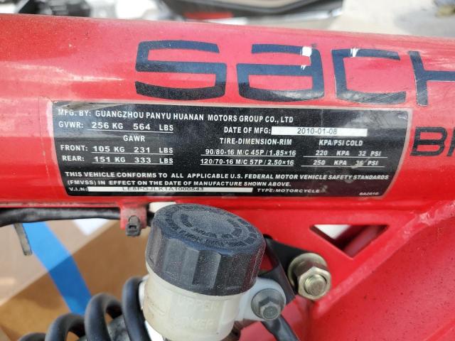 2010 SACH MADASS - LE8PGJLK1A1000543