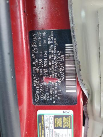 2024 HYUNDAI ELANTRA LI KMHLP4DG6RU710142