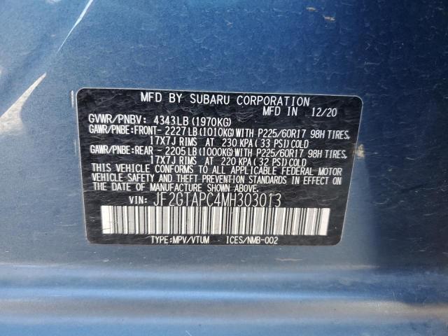 2021 SUBARU CROSSTREK JF2GTAPC4MH303013