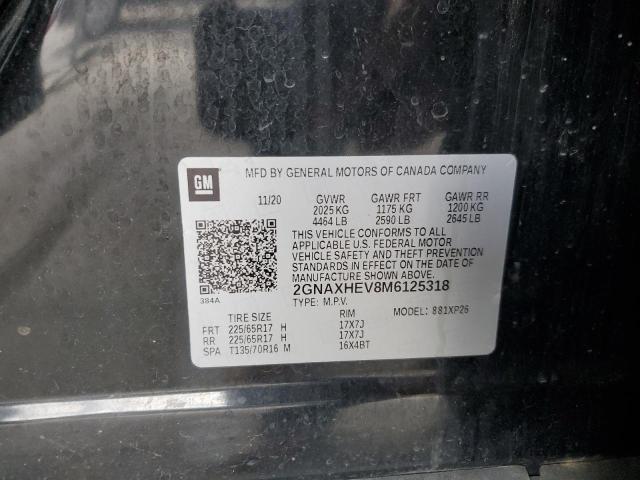 2021 CHEVROLET EQUINOX LS 2GNAXHEV8M6125318