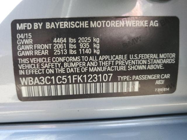 2015 BMW 328 I SULE - WBA3C1C51FK123107