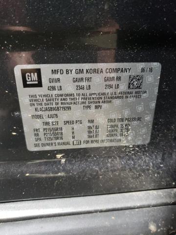 2016 BUICK ENCORE KL4CJASB9GB719299