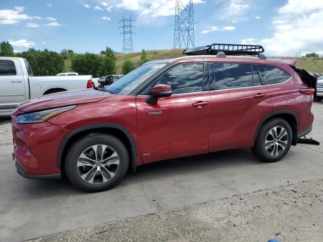 2021 TOYOTA HIGHLANDER HYBRID XLE 5TDHBRCH4MS519705