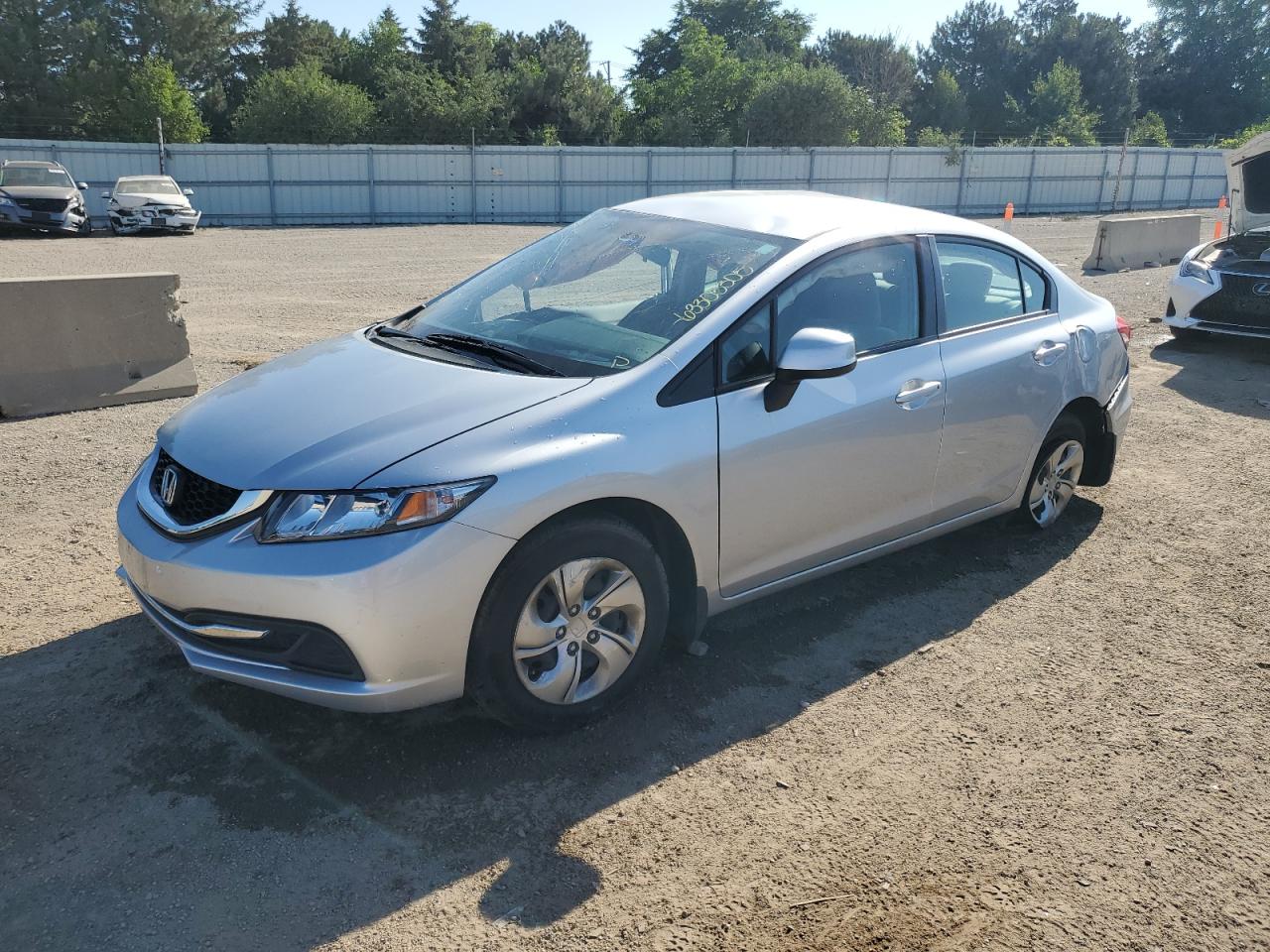 Lot #3297217377 2013 HONDA CIVIC LX