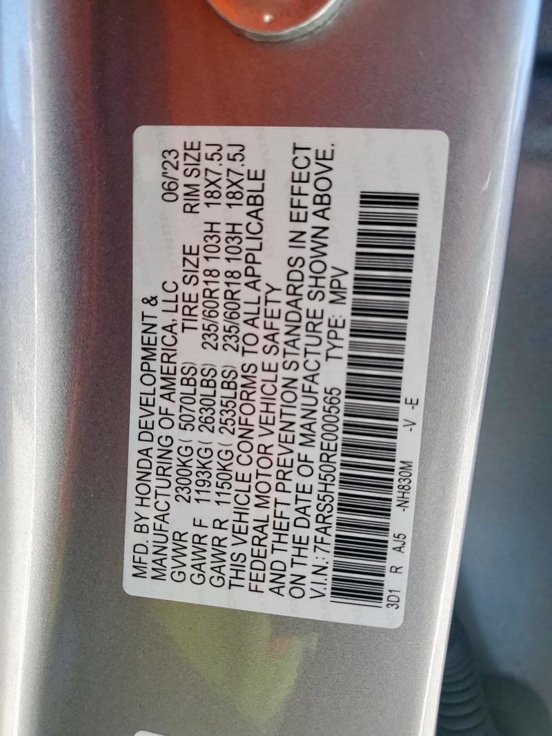 2024 HONDA CR-V SPORT 7FARS5H50RE000565