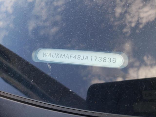 2018 AUDI A4 PREMIUM WAUKMAF48JA173836