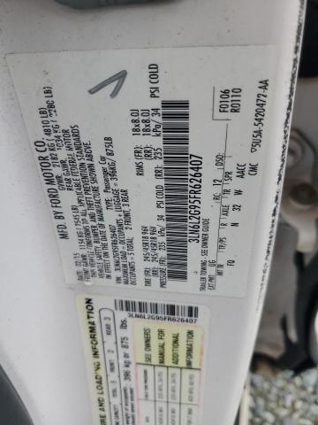 2015 LINCOLN MKZ 3LN6L2G95FR626407