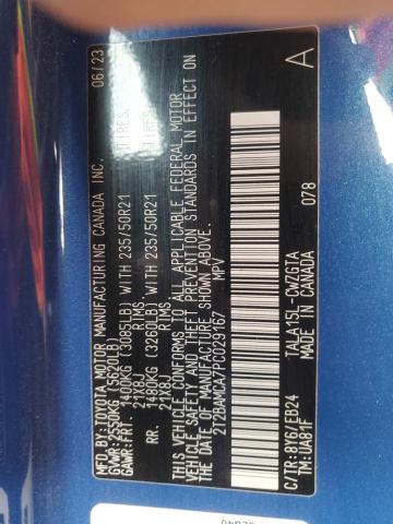 2023 LEXUS RX 350 BAS 2T2BAMCA7PC029167
