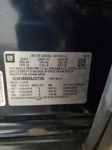 2016 BUICK ENCLAVE 5GAKVBKD2GJ327365