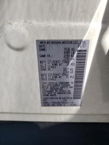 2017 NISSAN ROGUE S - 5N1AT2MT3HC810708