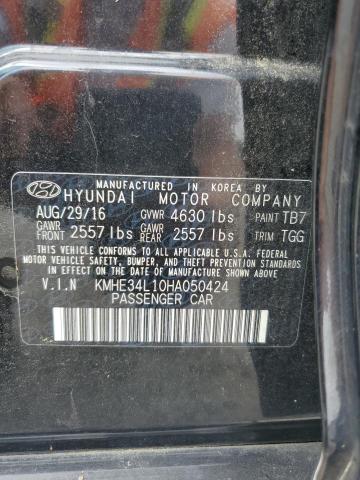 2017 HYUNDAI SONATA HYB - KMHE34L10HA050424