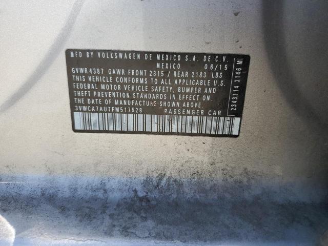 2015 VOLKSWAGEN GOLF SPORT 3VWCA7AU7FM517528