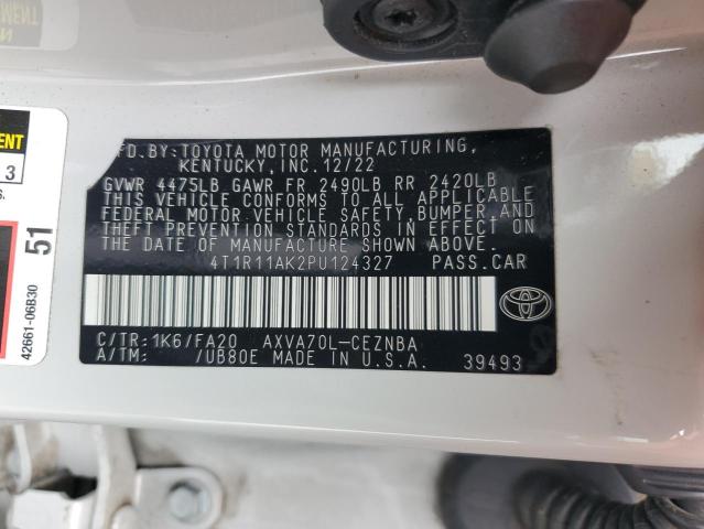 2023 TOYOTA CAMRY LE - 4T1R11AK2PU124327