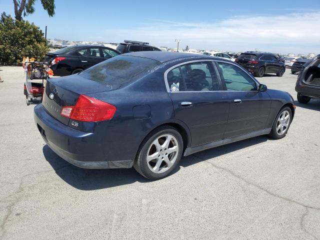 INFINITI G35 2003 blue  gas JNKCV51E43M334145 photo #4
