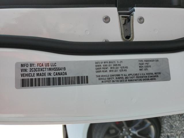 2021 DODGE CHARGER R/ - 2C3CDXCT1MH556419