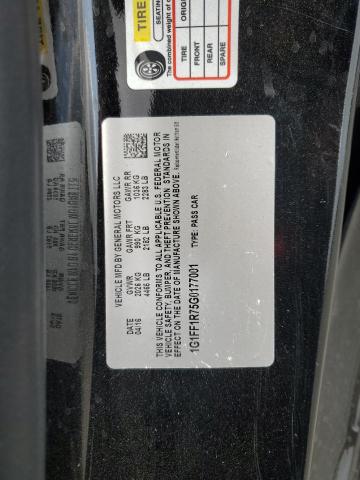 2016 CHEVROLET CAMARO SS 1G1FF1R75G0177001