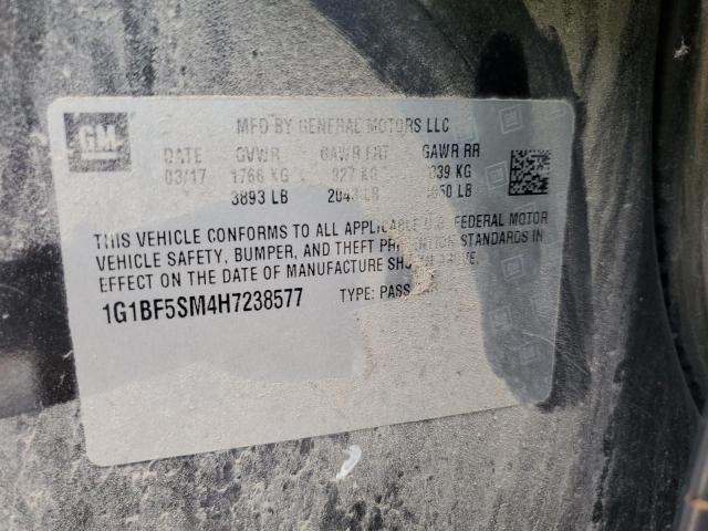 2017 CHEVROLET CRUZE PREM - 1G1BF5SM4H7238577