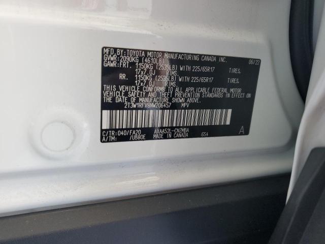 2022 TOYOTA RAV4 XLE - 2T3W1RFV8NW206457
