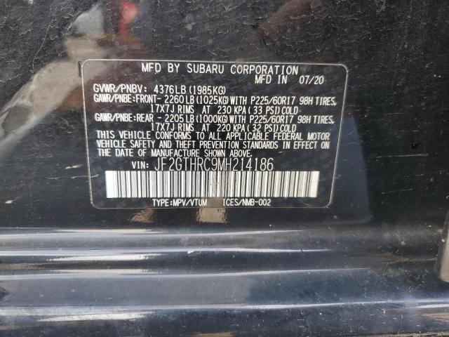 2021 SUBARU CROSSTREK JF2GTHRC9MH214186
