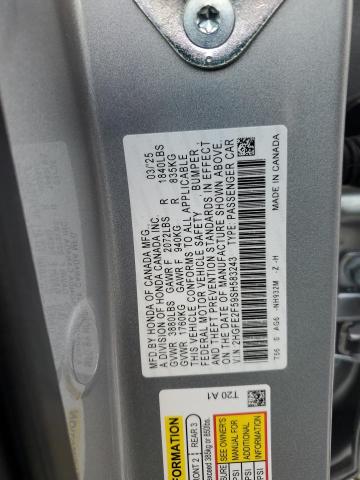 2025 HONDA CIVIC SPOR 2HGFE2F59SH583243