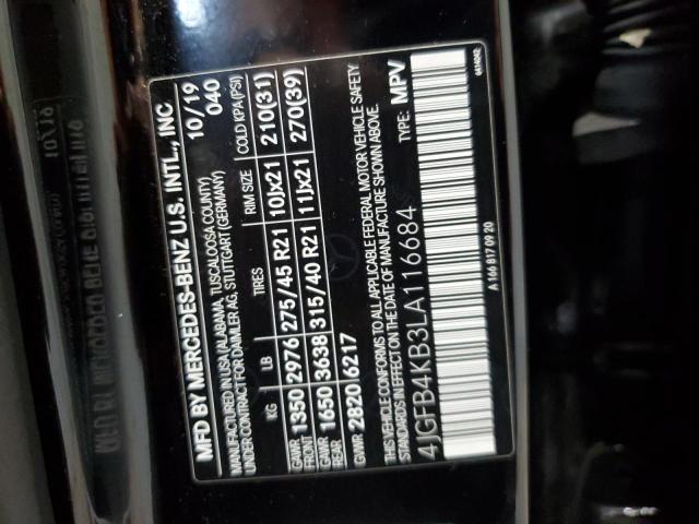 2020 MERCEDES-BENZ GLE 350 4M 4JGFB4KB3LA116684