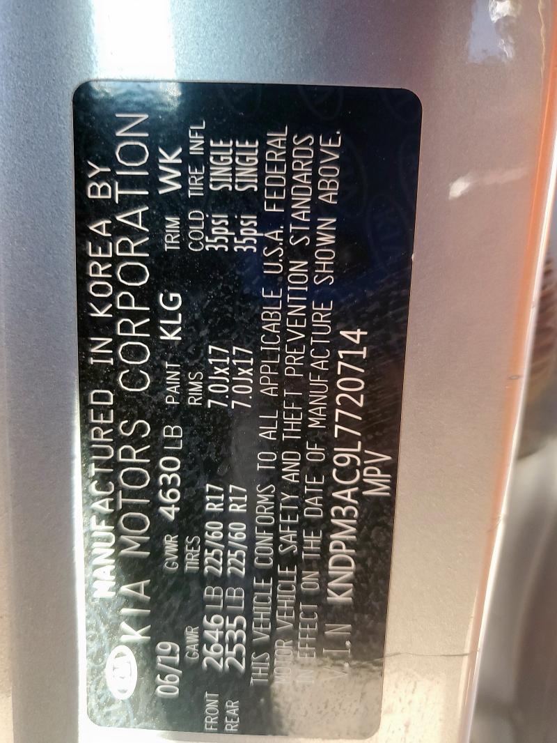 2020 KIA SPORTAGE L - KNDPM3AC9L7720714