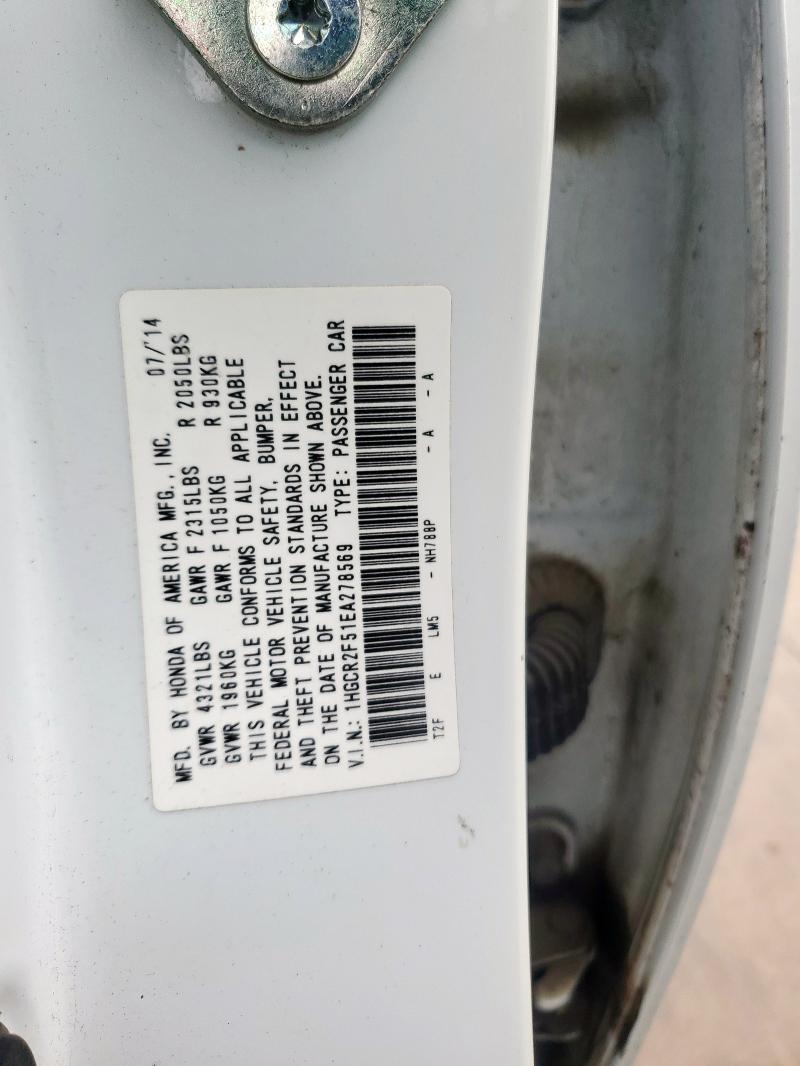 2014 HONDA ACCORD SPO - 1HGCR2F51EA278569