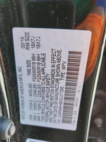2016 HONDA CR-V TOURI - 5J6RM4H99GL077295