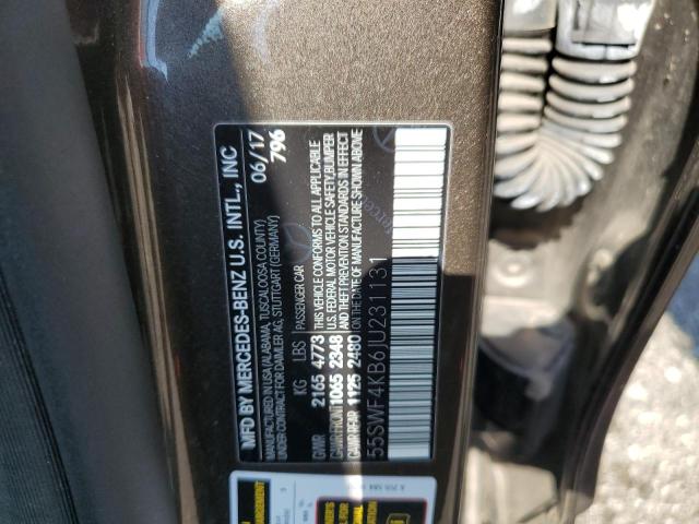 2018 MERCEDES-BENZ C 300 4MAT - 55SWF4KB6JU231131