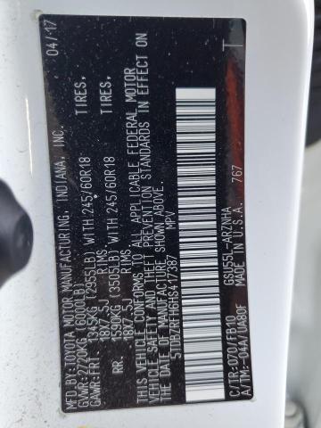2017 TOYOTA HIGHLANDER - 5TDBZRFH6HS417387