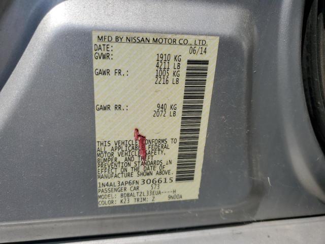 2015 NISSAN ALTIMA 2.5 1N4AL3AP6FN306615