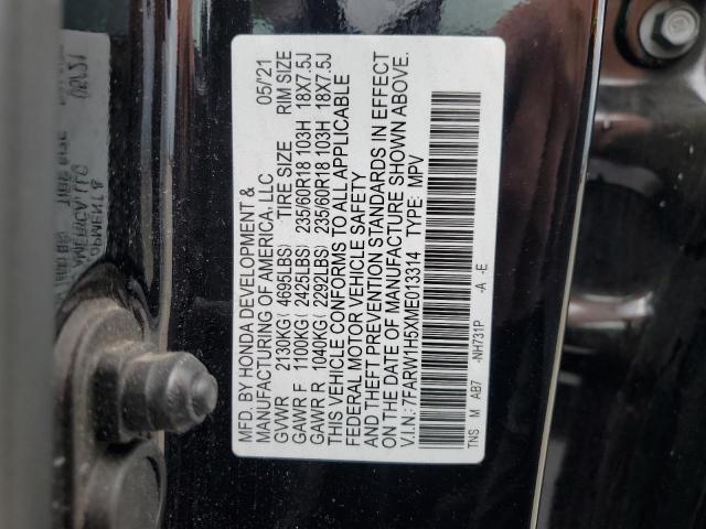 2021 HONDA CR-V EX 7FARW1H5XME013314