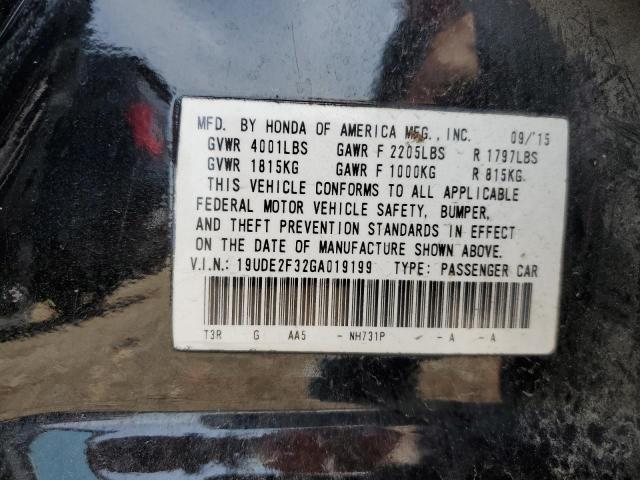 2016 ACURA ILX BASE W 19UDE2F32GA019199