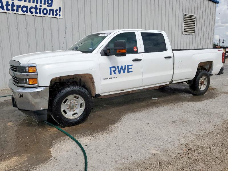 CHEVROLET SILVERADO 2018 white  flexible fuel 1GC1KUEGXJF276177 photo #1