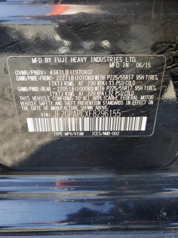 2015 SUBARU XV CROSSTR JF2GPAPCXF8296155