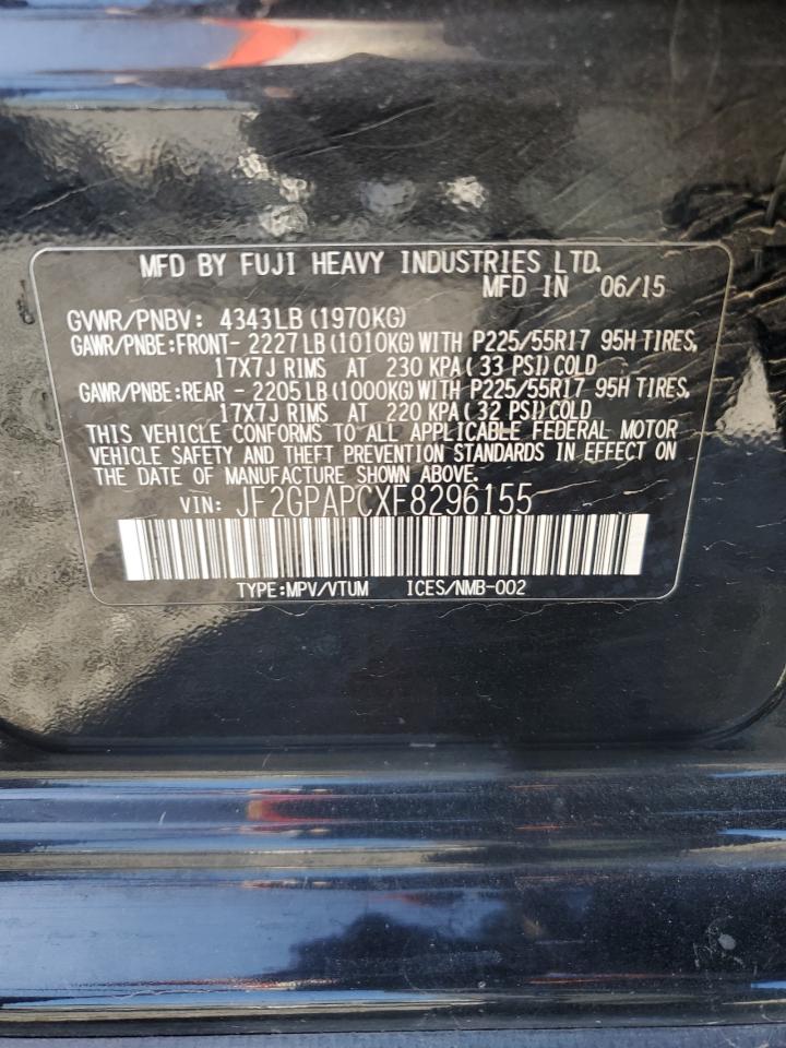 SUBARU XV 2.0 LIMITED