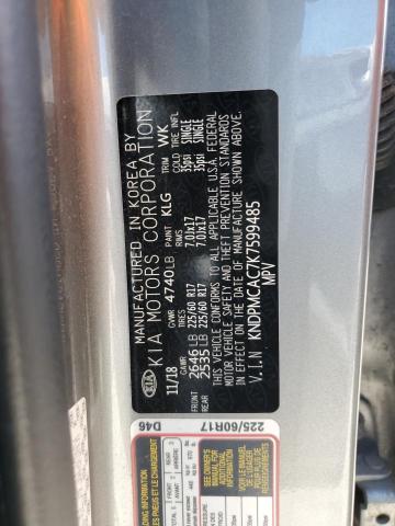 2019 KIA SPORTAGE LX KNDPMCAC7K7599485